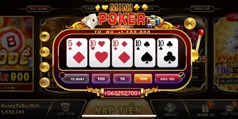 Khái quát luật chơi Mini poker FM88